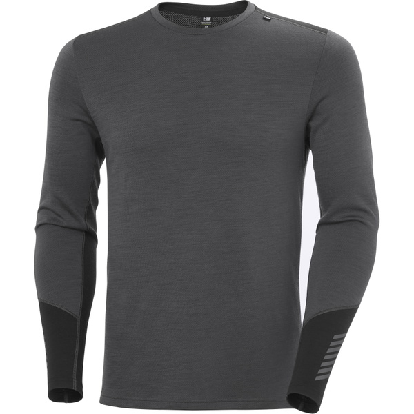 2026 Helly Hansen Mens Lifa Merino Midweight Crew 49364 - Thunder Grey